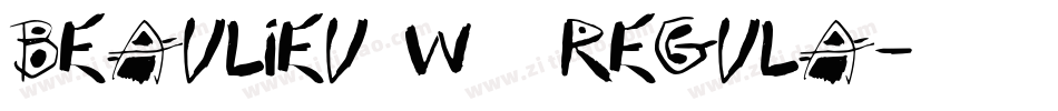 Beaulieu W01 Regula字体转换
